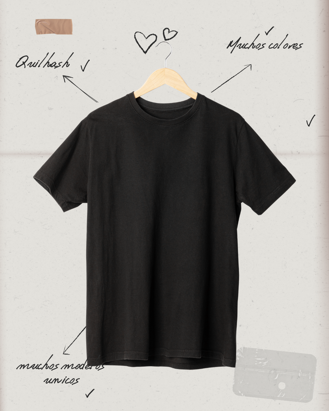 Remera Manga Corta Lisa Unisex Adultos